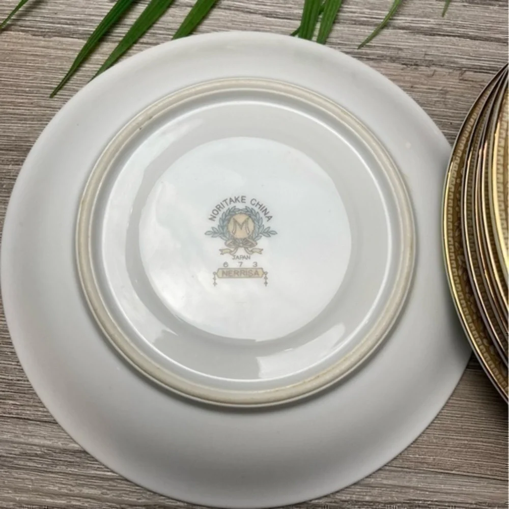 💋VTG Vintage Bread & Butter Plates (6) Nerrisa by NORITAKE - Picture 5 of 8